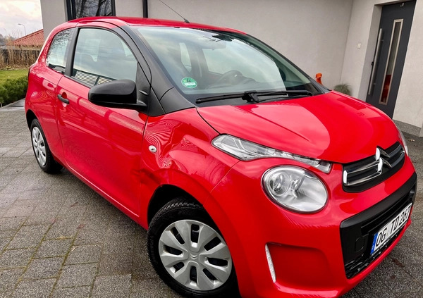 Citroen C1 cena 14900 przebieg: 188029, rok produkcji 2015 z Obrzycko małe 37